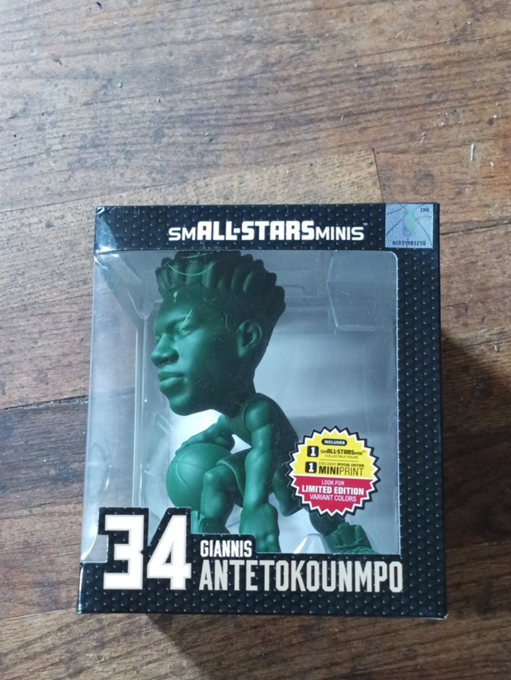 NBA Giannis Antetokounmpo Limited Edition Green Small-Stars Minis Figure